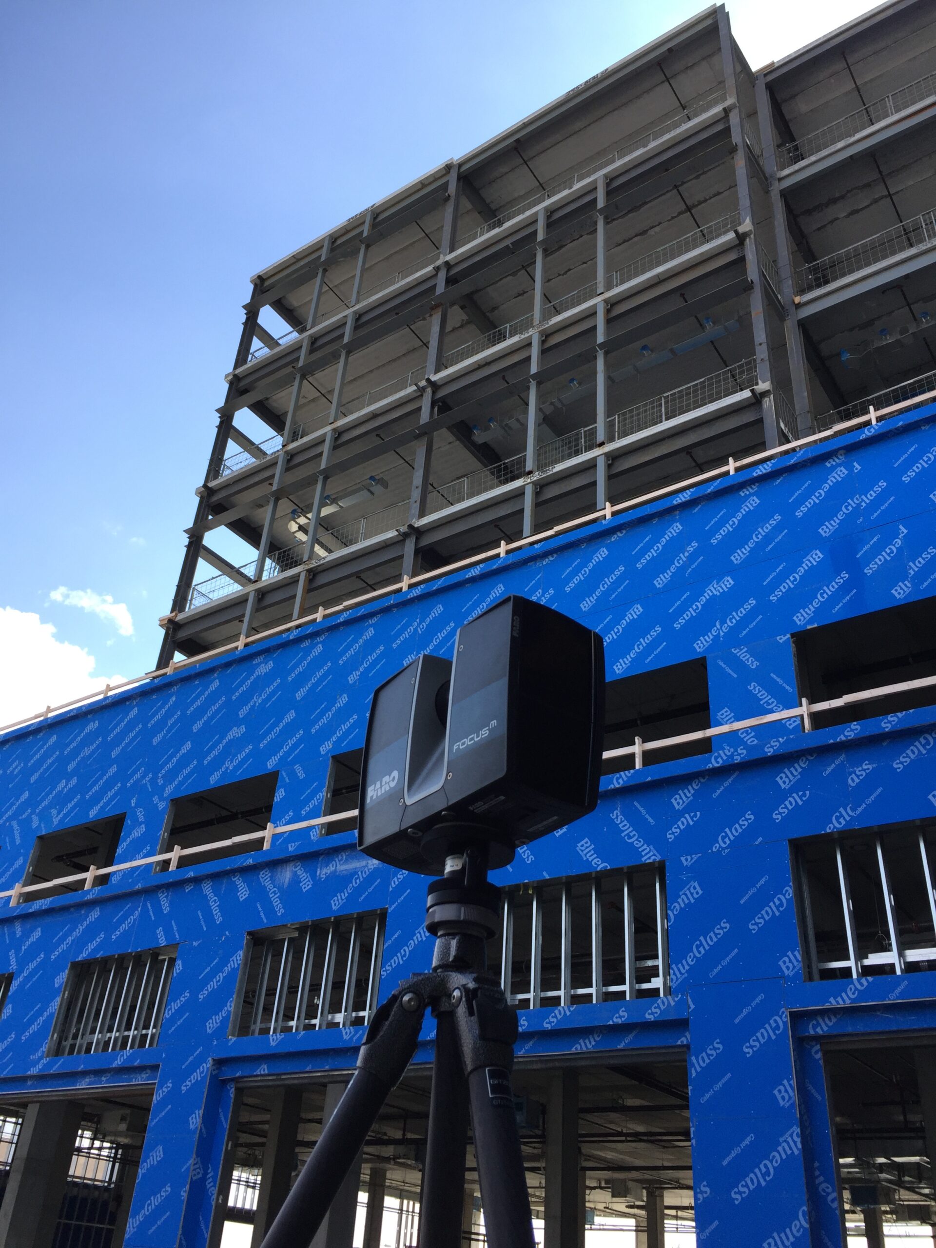 LiDAR scanner used at a construction site in Canada & the USA